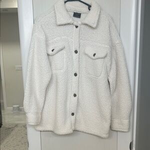 32 Degrees Cream Teddy Jacket